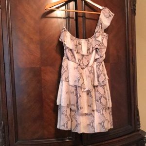 Summer chiffon ruffled dress size Large